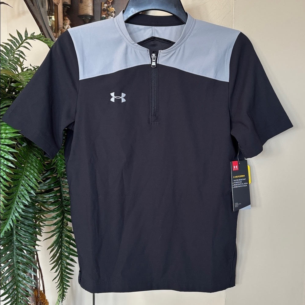 Brand New Under Armour Storm Baseball Batting Triumph Cage Jacket Black Gray